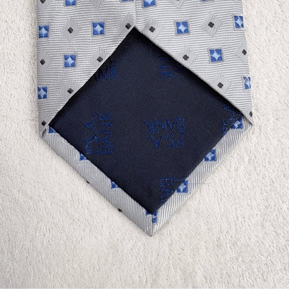 Jos. A. Bank Black and Gray Ties Elegant Accessories Set of 2 - Picture 4 of 9